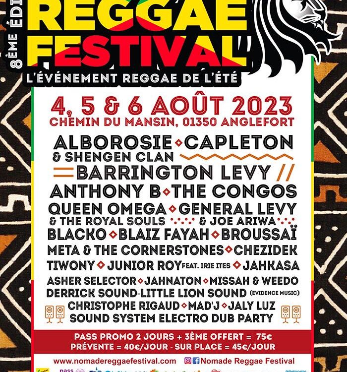 Nomade Reggae Festival 2023.